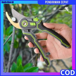 COD KNIFEZER Gunting Taman Ranting Pruning Shear Scissors 20mm - 1025 / pemotong dahan pohon kebun taman profesional /pemangkas tanaman pisau sabit terbaik bahan stainless steel kuat kokoh awet / pengiriman cepat promo murah terlaris bagus tren top viral