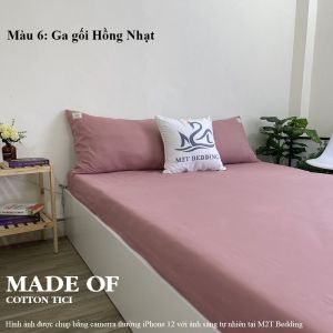 Bộ ga giường và vỏ gối Cotton Tici M2T Bedding - ga giường và 2 vỏ gối - miễn phí bo chun drap nệm đủ size 1m 1m2 1m4 1m5 1m6 1m8 2m 2m2