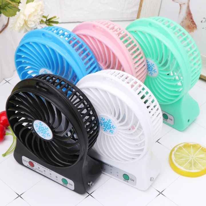 Portable Mini USB rechargeable cooling fan with flashlight 5 colors