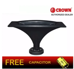 Crown HT-104 150W 10 x 4 Horn Tweeter with Capacitor
