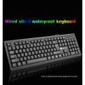 ITOP USB Wired Computer Keyboard office style for PC Laptop FW-680. 