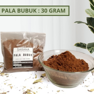 Pala Bubuk Asli 30 gr murni halus / bumbu rempah kering komplit bubuk