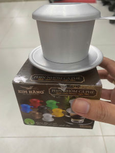 Phin cafe nhôm Kim Hằng Màu Trắng