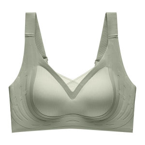 Angel Feather Gathering Lift Womens Comfortable Breathable Mesh Jelly Stripe Underwear