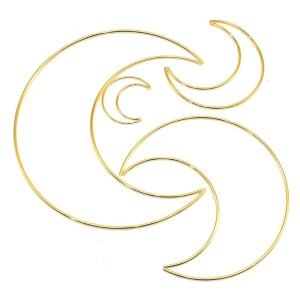 Bùa bắt giấc mơ Khung vòng hình tròn Kim Loại Macrame Ngôi sao Trái tim tình yêu Mặt Trăng Hoop Cho Vòng bắt giấc mơ thủ công Làm Tường Trang Trí Nội Thất