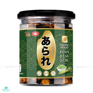 โนริมากิ ข้าวอบกรอบปรุงรสพันสาหร่าย อาราเร่ Norimaki Arare อร่อย หยุดไม่อยู่ ปราศจากกรูเตน ปราศจากผงชูรส