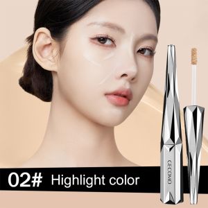 GECOMO Matte Liquid Contour Stick 3D Nose Shadow Contouring Makeup Highlighter Concealer