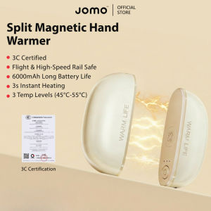 ✅ SG Ready Stocks ✅ JOMO Split Magnetic Hand Warmer 4Temp LED Display 6000mAh Portable 720 ° Heating Gift
