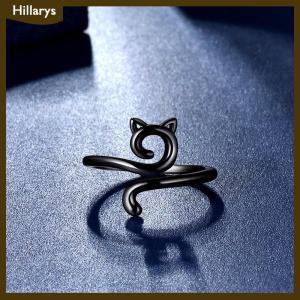 [Hillarys] Adjustable Size Yarn Ring Cat Ears Crochet Ring Beginner Knitting Crocheting Loop Thread Wrapped Rings Tension Regulator Tool