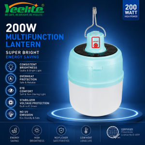 Yeesolar 200w YGY-18  Super Bright Led Solar Lamp Powered Bulb Waterproof Intelligent Emergency Rechargeable