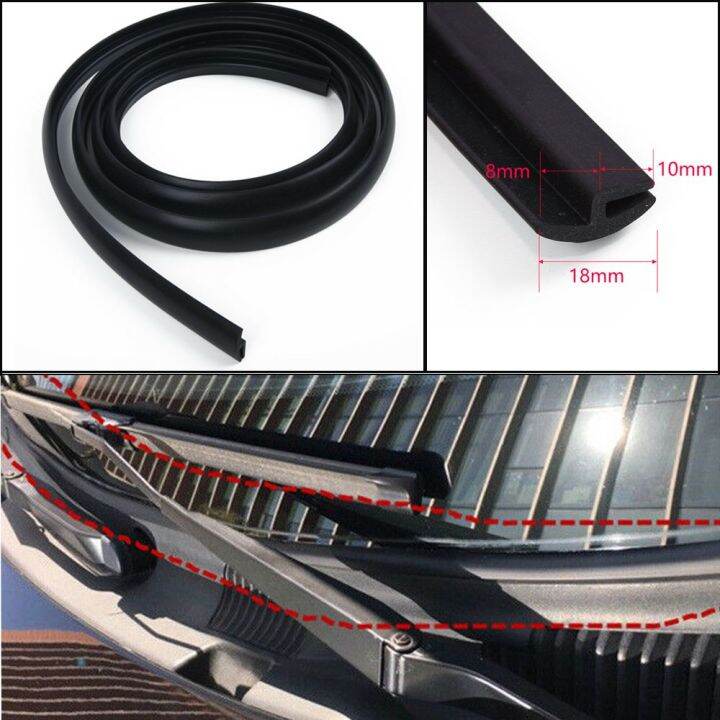 Autono 1.7m Black Water Diversion Under Front Windshield Panel Trim 