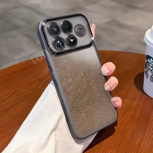 Glitter Case For Poco F9 Ultra Pro 5G F9Pro F9Ultra Xiaomi 2026 Phone Casing Back Cover Soft TPU Silicone Flexible Bling Shockproof Bumper Gradient Camera Lens Protect