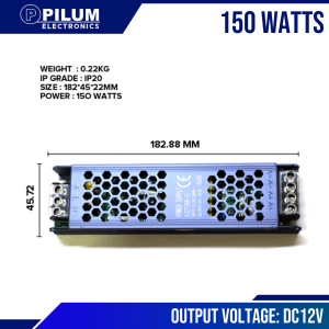 Ultra Thin LED Strip Light Power Supply DC 12V Switching Transformers Driver for CCTV 60w 100w 150w 200w 300w 400w