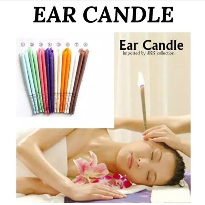 (Paket 2)Ear Candle Indian Original Alat Terapi Vertigo Lilin Terapi