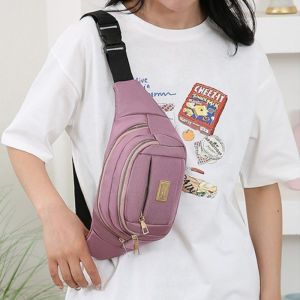 Women Waist Bag Phone Bag WalletLarge Capacity Water Proof Durable for Outdoor Running Exercise