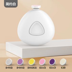 6 In 1 Electric Baby Nail Trimmer Kid Nail Polisher Tool Infant Manicure Scissors Baby Hygiene Kit