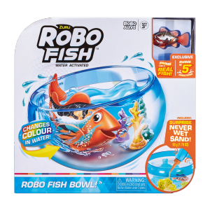 Robo Fish robotic swimming pets Fish Tank Playset by Zuru