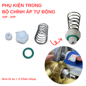 Bộ ruột đầu phun xịt tự động mẫu Đài Loan (đầu con heo) cho máy 1HP  2HP