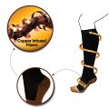 【Miracle Copper Socks】Anti-fatigue Compression Socks Foot Calf Ankle Pain Relief Compression Stockings Black. 