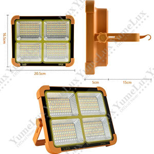 YumeLux Panel LED Light Waterproof USB Emergency Powerbank Camping Equipment Lamp Hook