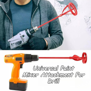 Paint Mixer Attachment for Drill Universal Stirring Rod for Paint Plaster Cement Mixing Tool