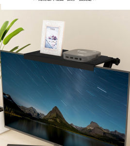 ชั้นวางกล่องรับสัญญาณทีวี ชั้นวางเราเตอร์ทีวี ชั้นวางจอมอนิเตอร์หน้าจอคอมพิวเตอร์ กล่องเก็บของเราเตอร์ รองรับเดสก์ Set-top box rack รองรับเดสก์