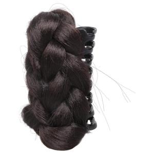 Luxurious Braided Buns Hair Extension Claw Clip For Women With Realistic Twist Designs And Secure Clip for Daily Wear
