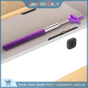 JiaShuo Baby Toy อุปกรณ์การเรียนการสอนในโรงเรียนแบบยืดหดได้ดีไซน์แบบนิ้วทำจากเหล็กยืดหดได้ไม้เท้าช่วยชี้อาจารย์สำหรับห้องเรียน