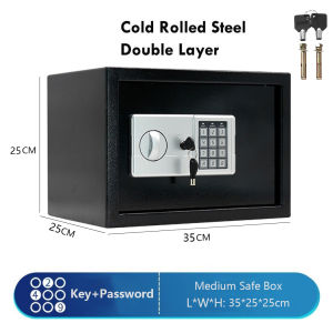Expose Safe Box Security Deposit Electronic Password Money Vault Furniture mini safe Fireproof Anti Theft