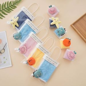Cute Hand Towel Gift Adorable Towel Goodie Bag For Children Day Teachers Day Event Wedding Gift Door Christmas Gift New Cute Cartoon Animal Face Masks for Kids - Assorted Colors Fun Novelty Gift
