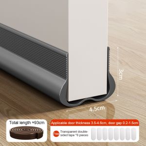 HCCM Door bottom sealing strip Rubber door windshield Noise reduction and sound insulation