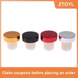 【ZTOYL】 10 cái Nút chặn rượu vang đỏ hình chữ T bằng Polymer nút chai nút bịt Nắp nút chai
