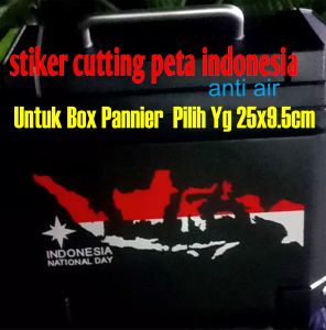 Stiker mobil Peta indonesia Reflektor