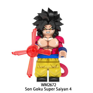 WM6177อะนิเมะเบจิต้าหญ้าเจ้าชู้ Piccolo Birsue Broli Majin Buu Son โกคูซูเปอร์ไซย่า4 Frieza มินิ Kids Toys บล็อกตัวต่อพลาสติก