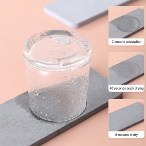 Diatomite Mat Sink Side Mat Soap Mat Quick drying Diatom mud soft mat Slacemats Coasters Absorbent Toothbrush Holder Insulation Pad Rack Bathroom Accessories Kitchen Accessories