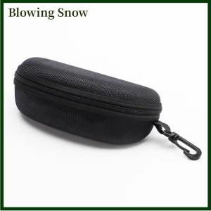 Blowing กล่องเก็บแว่นตาแฟชั่นแบบแข็งแบบพกพากล่องผ้าอ๊อกซ์ฟอร์ดแบบมีซิปกล่องใส่แว่นตาอ่านหนังสือ