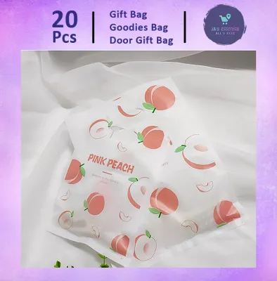 Cute Gift Bag 20pcs Goodies Bag Door Gift Birthday Wedding Party Winnie The Pooh Sunflower Plastic Bag (1)