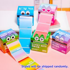 Random Color Pull-out Sticky NotesBoxed Sticky NotesMulti-functional StickersStudent StationeryOffice Supplies