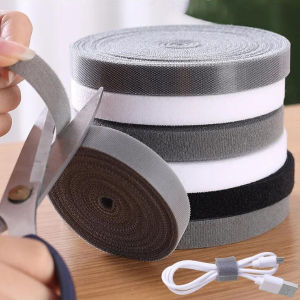 【Am888】เทปตีนตุ๊กแก คละสี สำหรับรัดสายต่างๆ จัดเก็บให้เป็นระเบียบ พร้อมส่ง