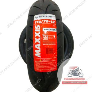 Maxxis Victra 110 70 12 Ban Scoopy Genio Fazzio tubeless BONUS Pentil
