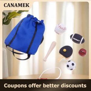 【 CANAMEK 】 1 12 Dollhouse Simulation Mini Sports Equipment Kit Doll Basketball Football Rugby Skipping Rope Equipment Sport Scene Decor Toy