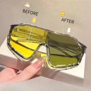 Night Vision Glasses for Cycling Windproof Day and Nigh Driving Glasses Motorcycle Eyeglasses Shades