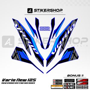 STIKER STRPING NEW VARIO 125 - CBS 155 2022 - 2023 GRAFIS VARIASI 020