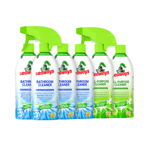 Seaways Bathroom Cleaner Tiles Stain Remover Multipurpose Detergent Descaling Combination Spary