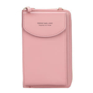 Baellerry Tas Dompet Selempang Wanita N8591 Muat Hp 7 inch Dengan Tali Panjang Bahan Kulit PU Tebal