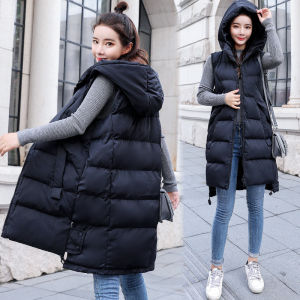 la Áo Gilê Bông Lông Vũ Nữ Dáng Dài Vừa 2025 Áo Ba Lỗ Rộng Rãi Thời Trang Thu Đông Áo Khoác Kiểu Tây Size Lớn Học Sinh Phong Cách Hàn Quốc Sành Điệu