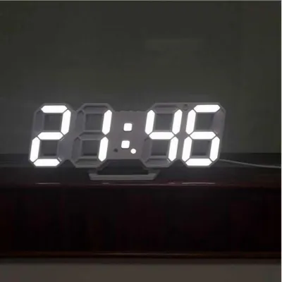 [ 4 Màu Led ] Đồng hồ LED 3D Smart Clock treo tường để bàn. Có báo thức nhiệt dộ..