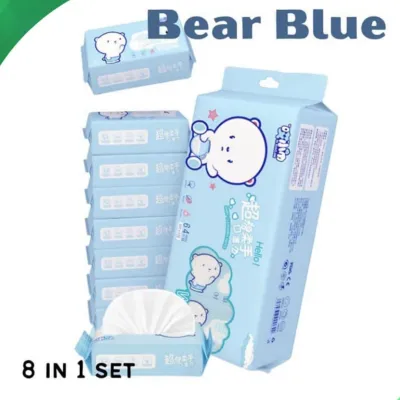 8 IN 1 Mini Baby Wipes Wet Wipes Wet Tissue Travel Outdoor Spot Mini Wet Wipe
