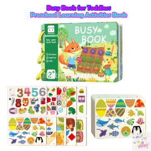 Busy Books For Preschooler Baby Montessori Learning Materials Quiet Books Early Education Toys