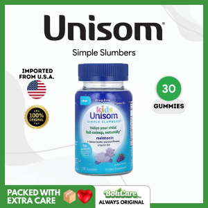 Unisom Simple Slumbers for Kids - Drug-Free Sleep Aid Gummies - Melatonin